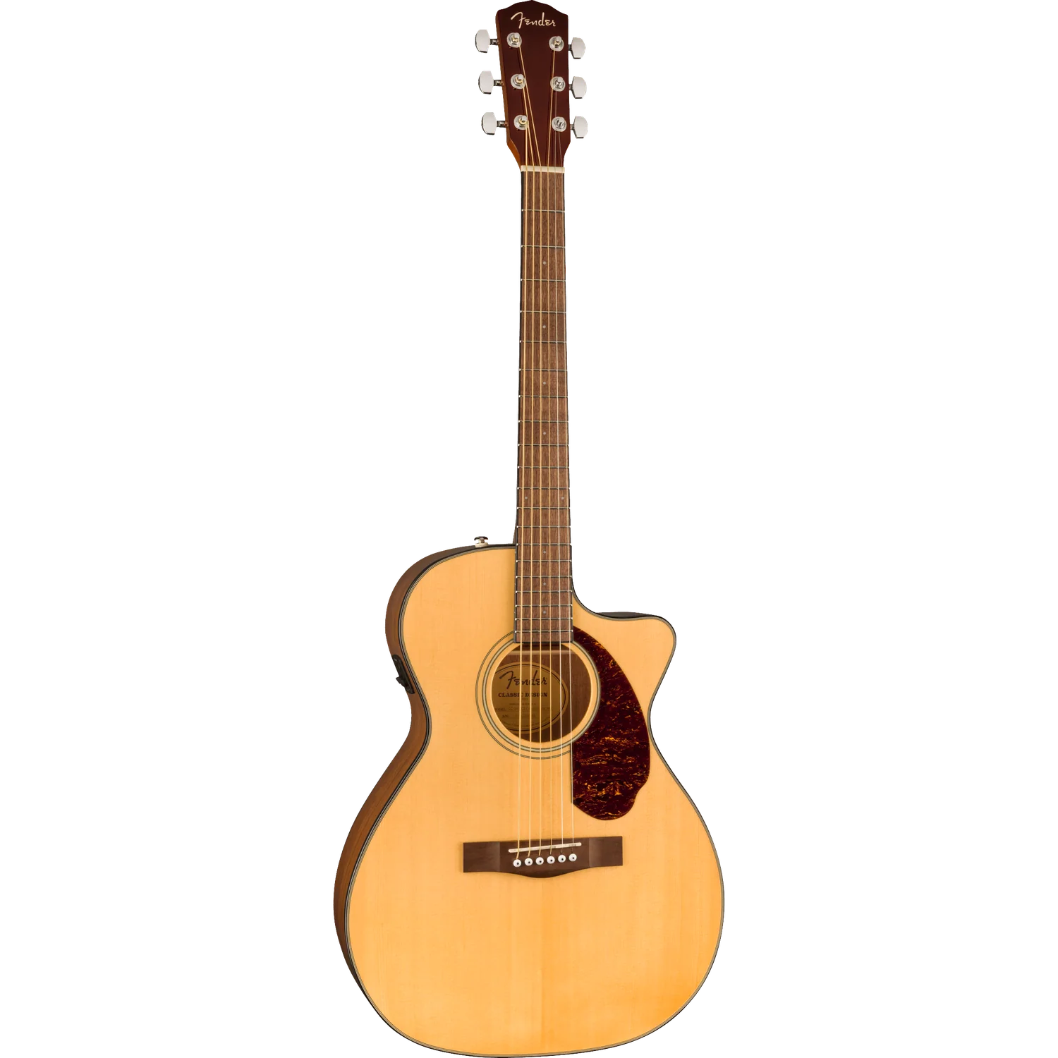 Fender CC-140SCE Concert Electro-Acoustic Guitar with Case - Image 9