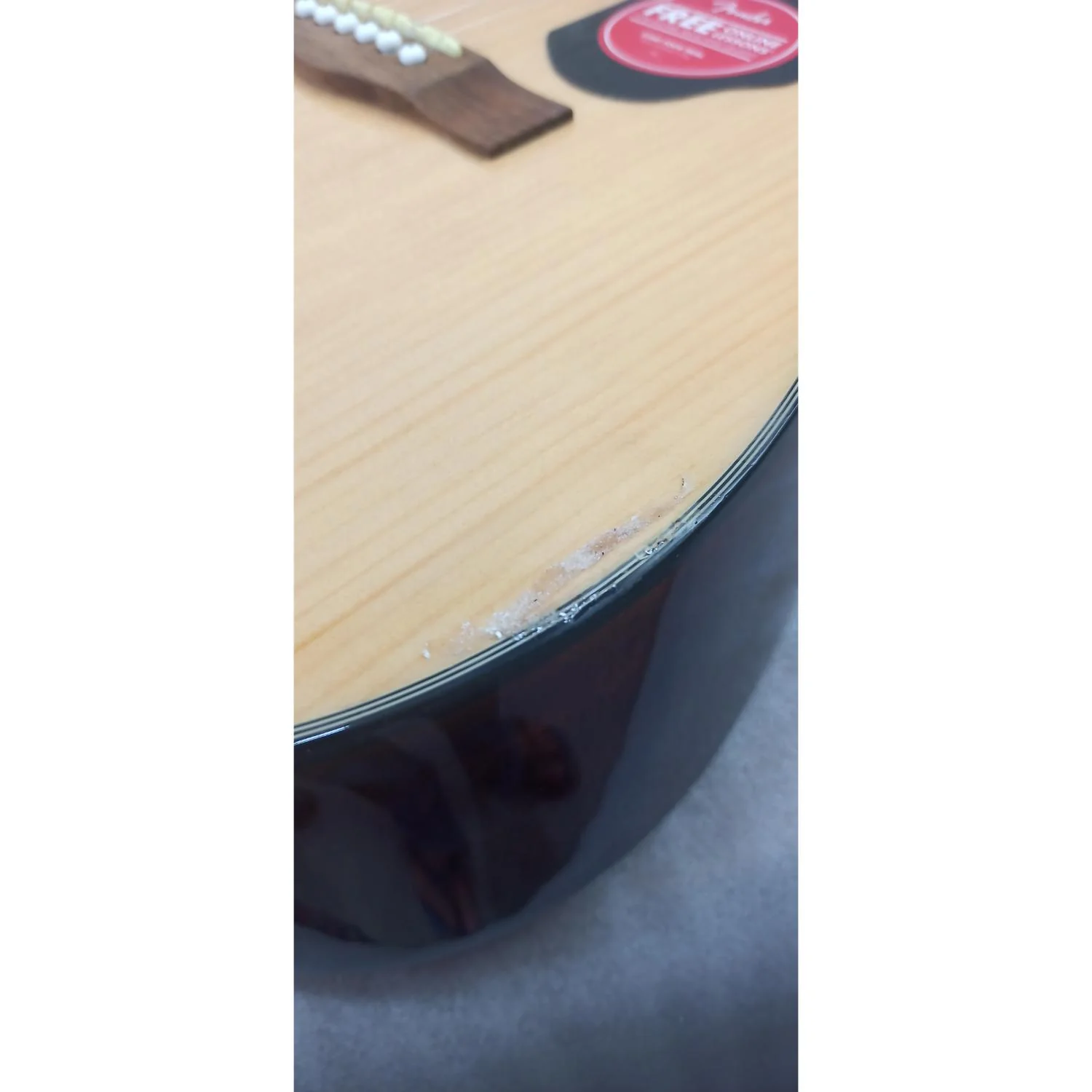 Fender CD-60S Dreadnought Acoustic Guitar - Open Box B Stock - Image 2