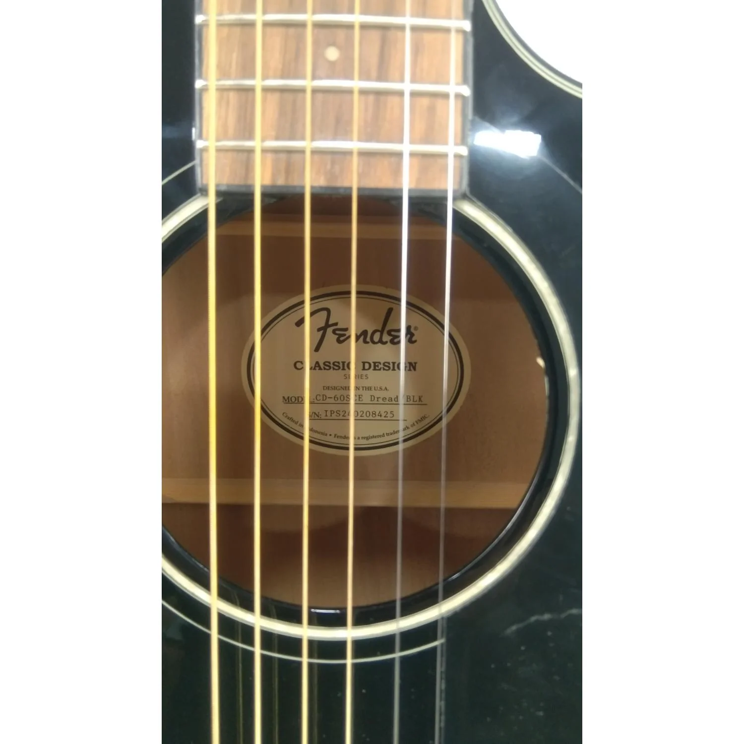 Fender CD-60SCE Dreadnought Electro-Acoustic Guitar - Open Box - Image 21