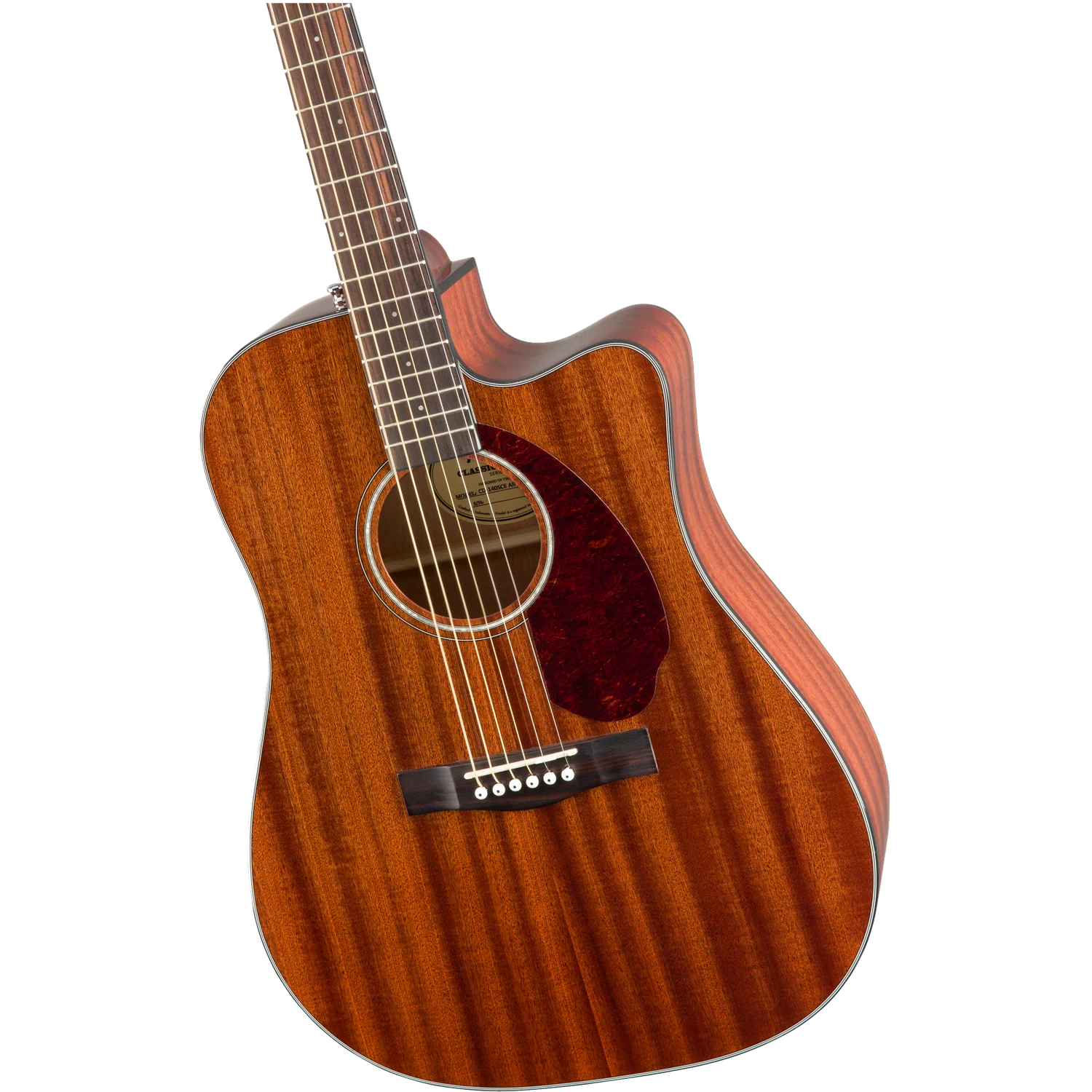 Fender CD140SCE-ALL Electro Acoustic Guitar with Case - Mahogany - Image 3