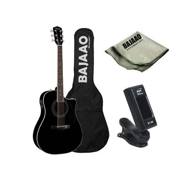 Fender CD140SCE Electro Acoustic Guitar Bundle - Image 3