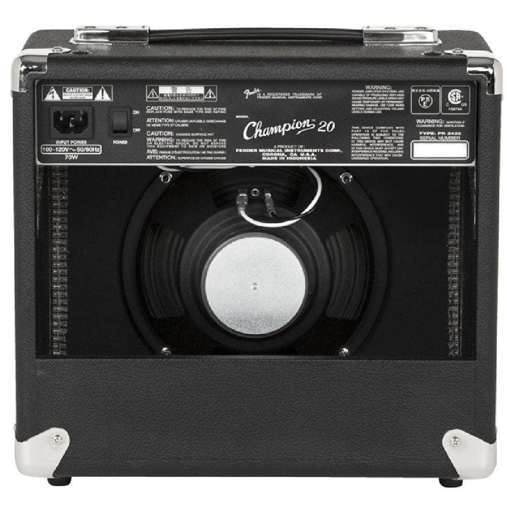Fender Champion 20W Combo Guitar Amplifier - Image 3