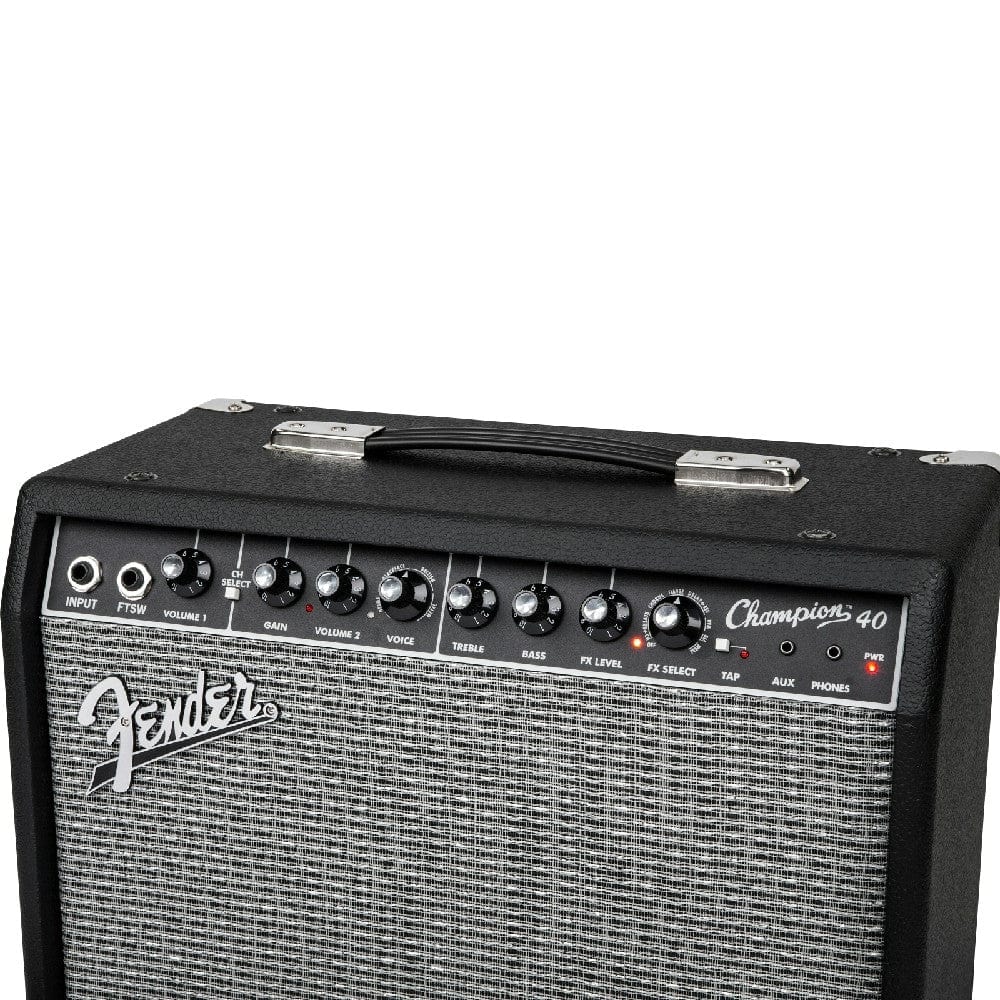 Fender Champion 40 Watts Combo Guitar Amplifier with Cable, Polishing Cloth & E-Book - Image 5