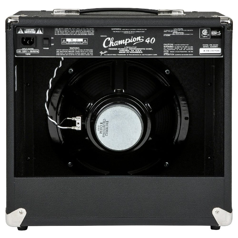 Fender Champion 40W Combo Guitar Amplifier - Open Box - Image 5