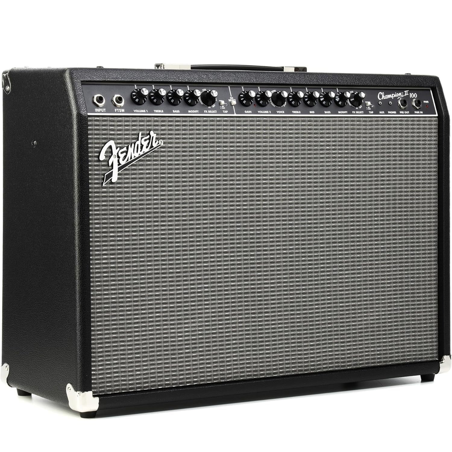 Fender Champion II 100W Combo Guitar Amplifier with Cable, Polishing Cloth & Ebook - Image 3