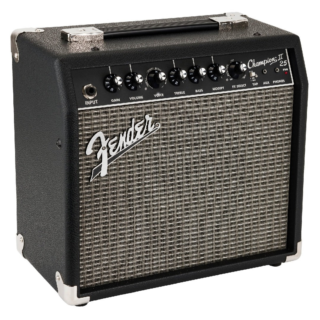 Fender Champion II 25W Combo Guitar Amplifier with Cable, Polishing Cloth & Ebook - Image 3