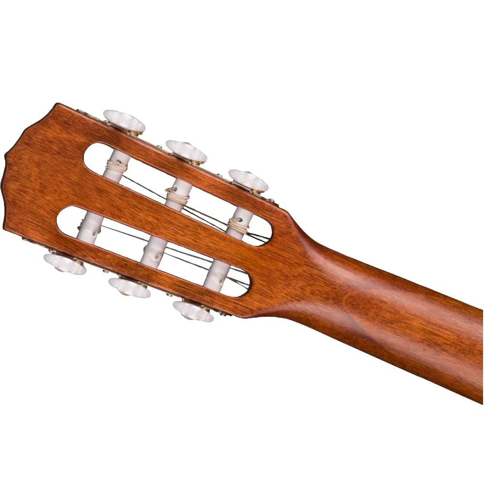 Fender ESC-80 6 String 3/4 Size Classical Guitar with Gig Bag - Satin Vintage Natural - Image 6