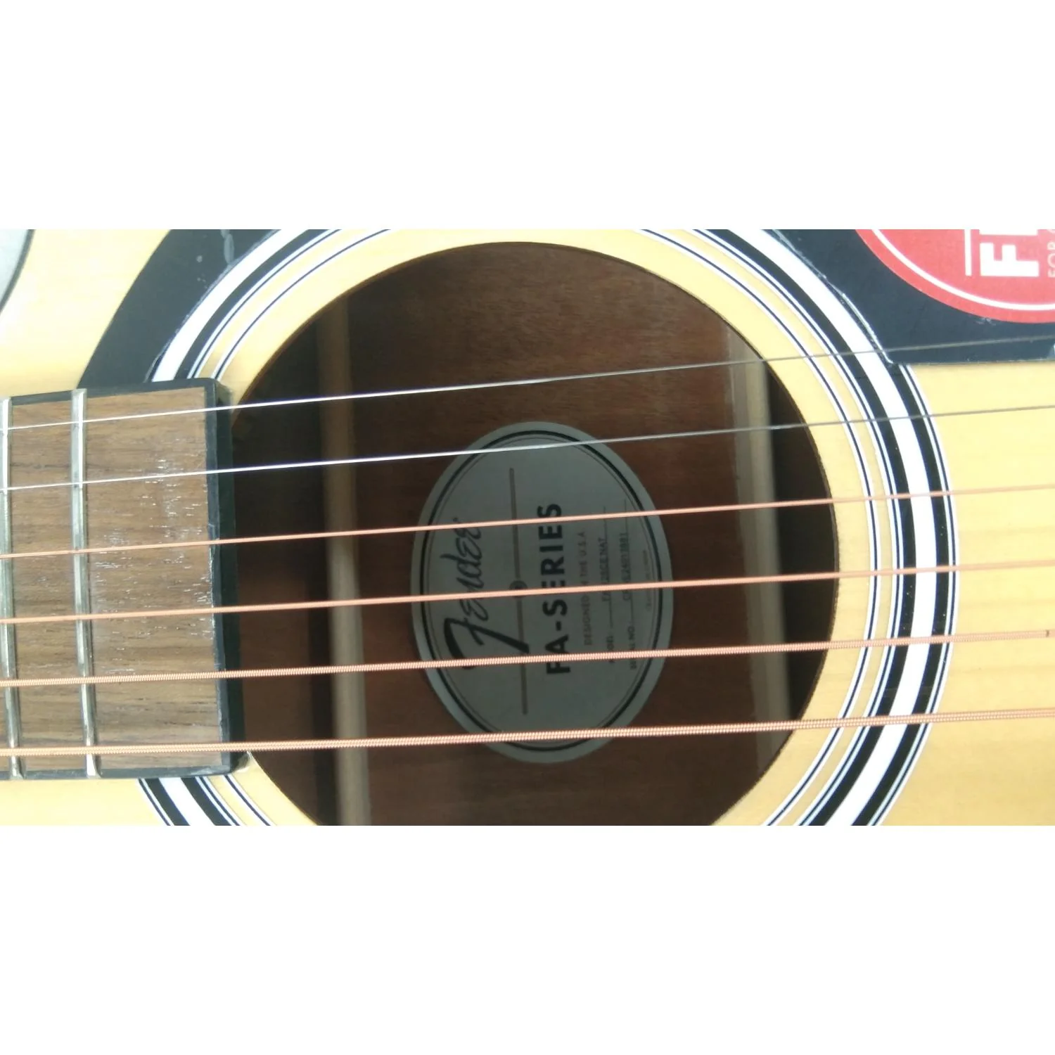 Fender FA-125CE Dreadnought Cutaway Electro Acoustic Guitar - Open Box - Image 16