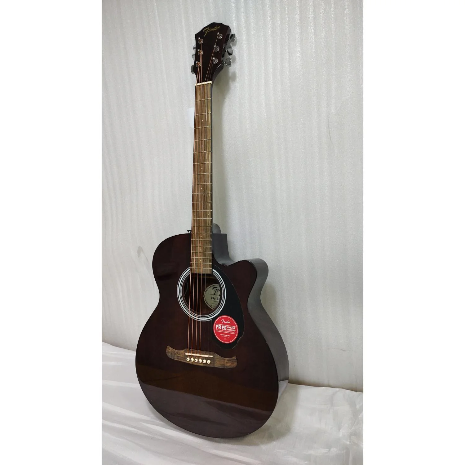 Fender FA-135CE Concert V2 Electro Acoustic Guitar - Natural Mahogany - Open Box - Image 7