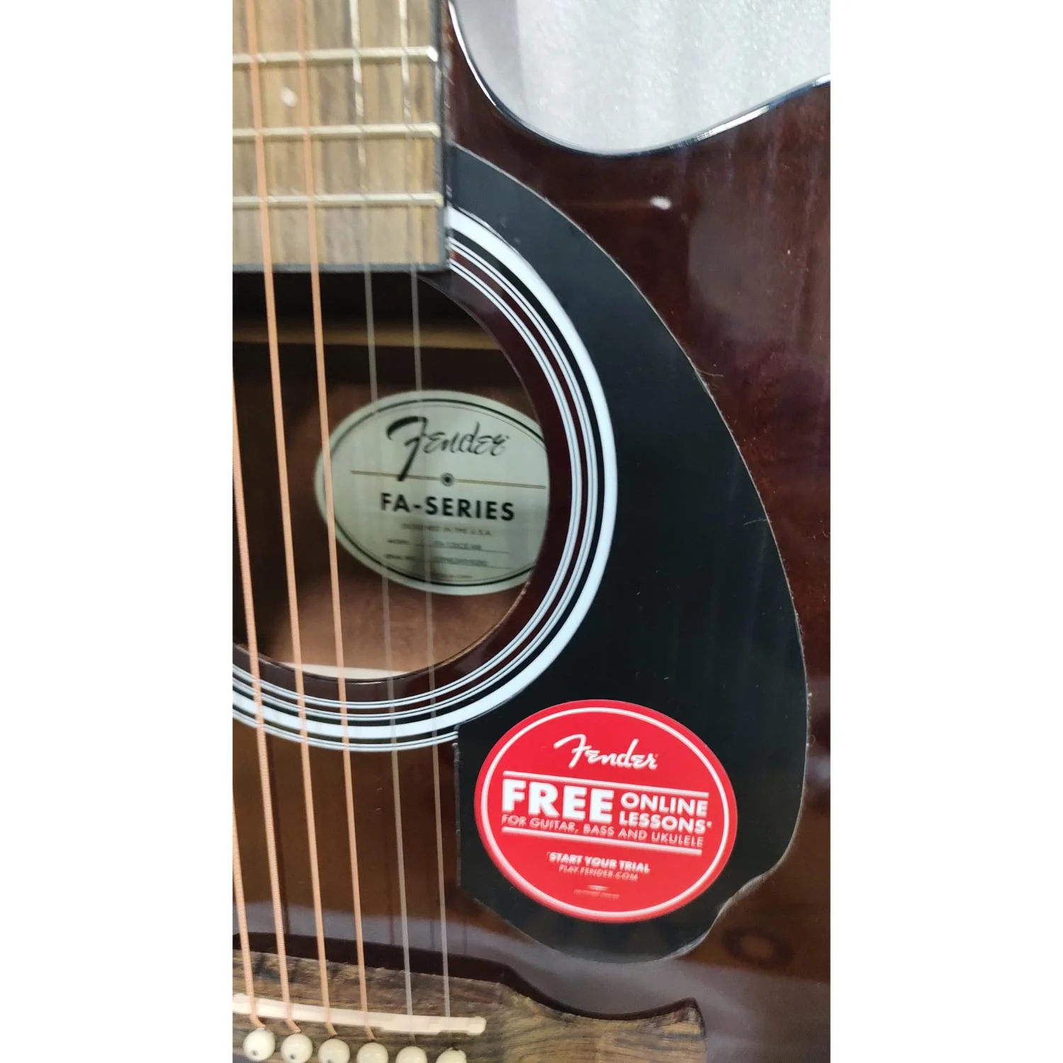 Fender FA-135CE Concert V2 Electro Acoustic Guitar - Natural Mahogany - Open Box - Image 9