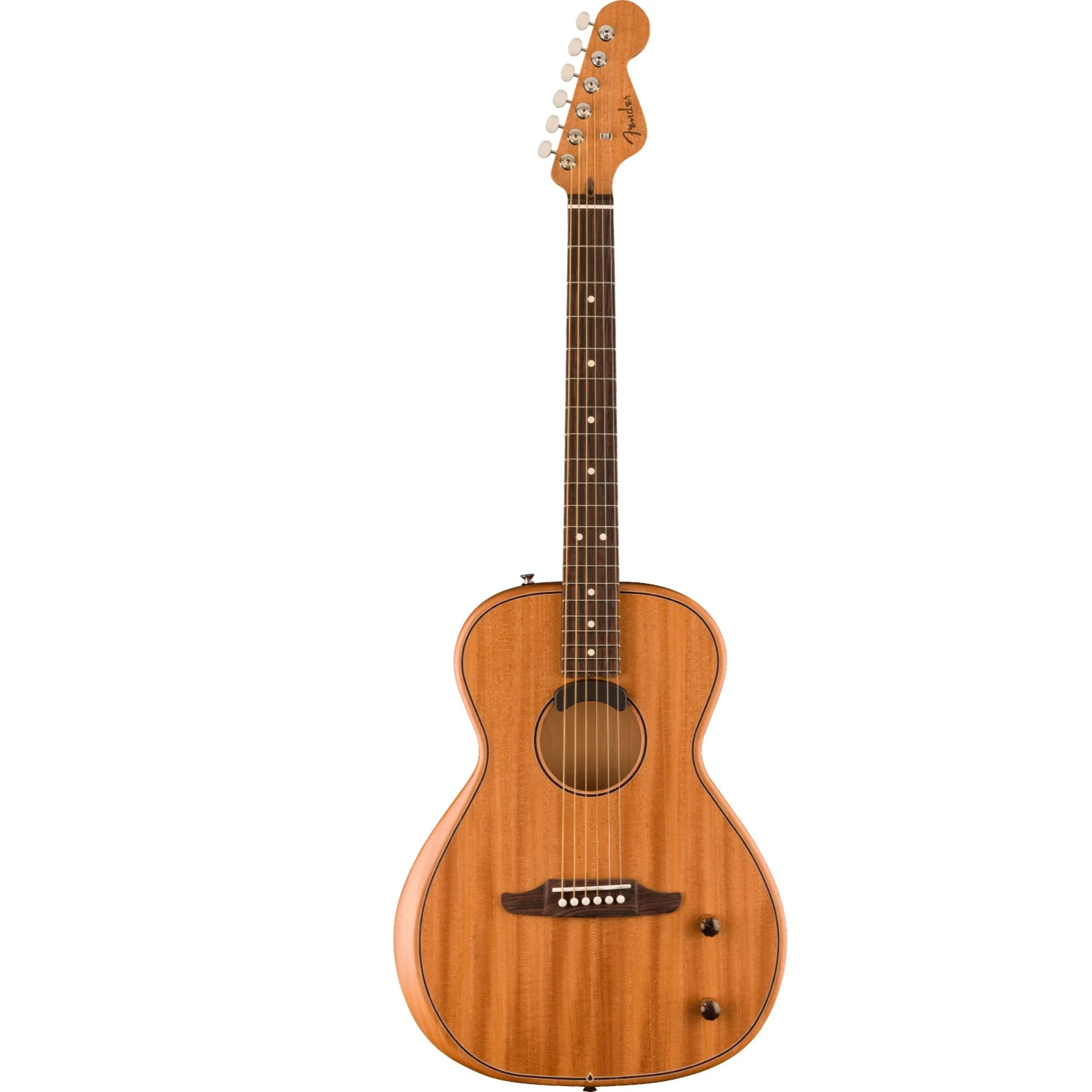 Fender Highway Series Parlor 6 String Electro Acoustic Guitar - Image 7
