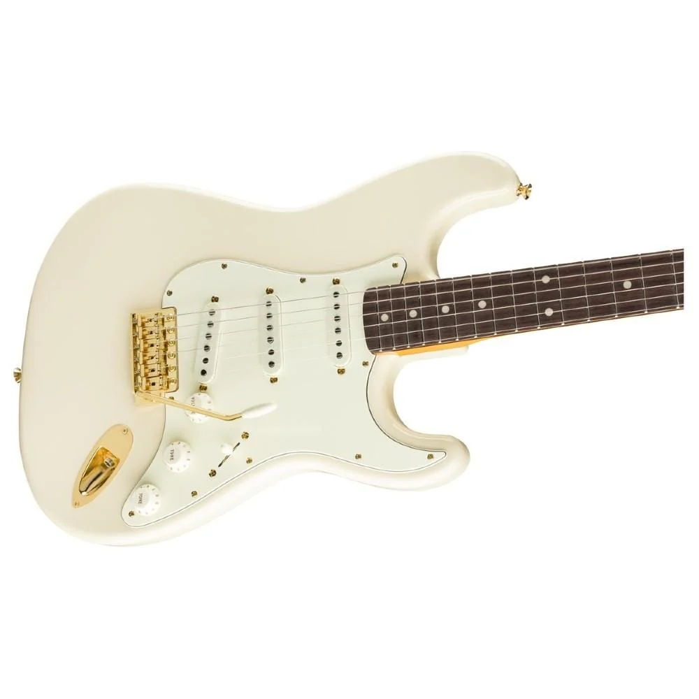 Fender Limited Daybreak Stratocaster RW Electric Guitar - Olympic White - Image 3