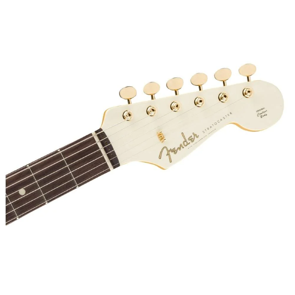 Fender Limited Daybreak Stratocaster RW Electric Guitar - Olympic White - Image 4