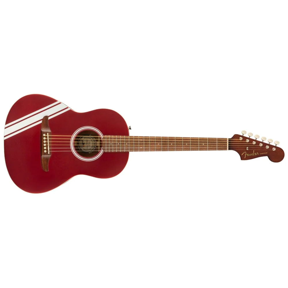 Fender Limited Edition FSR Sonoran Mini Competition Stripes Acoustic Guitar with Bag - Image 9