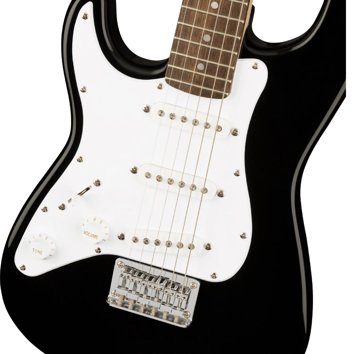 Fender Mini Stratocaster 6 String Electric Guitar - Image 8
