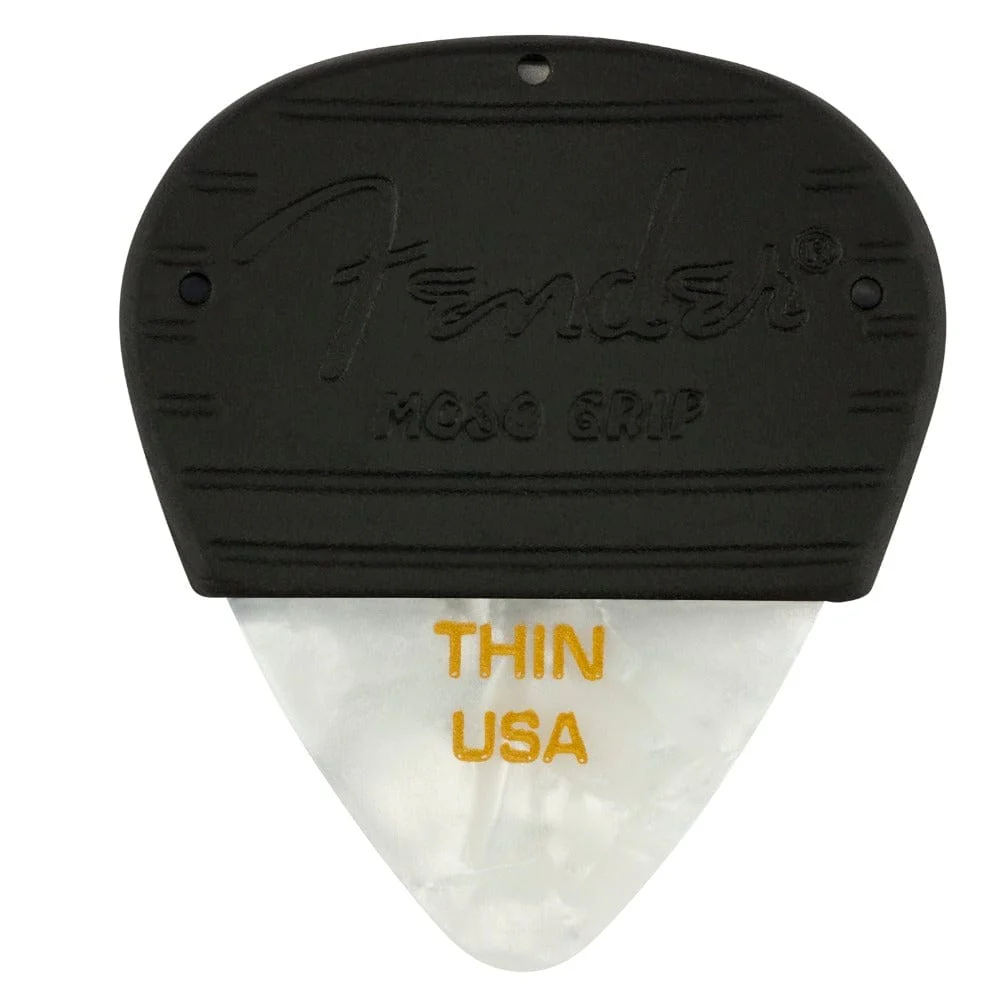 Fender Mojo Grip Celluloid 351 Shape Guitar Picks - Thin - Pack of 3