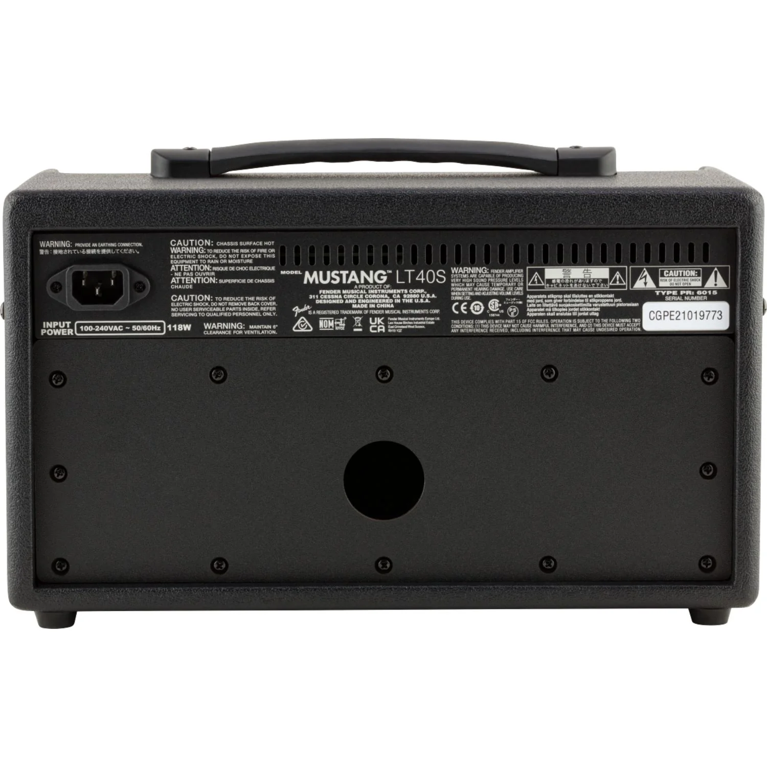 Fender Mustang LT40S 40 Watt Combo Guitar Amplifier - Image 5