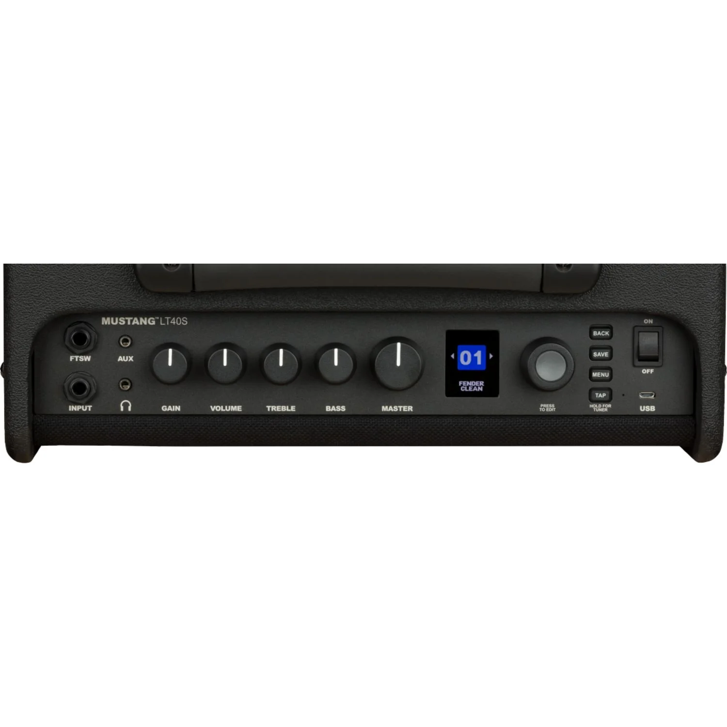 Fender Mustang LT40S 40 Watt Combo Guitar Amplifier with Cable, Polishing Cloth & E-Book - Image 5