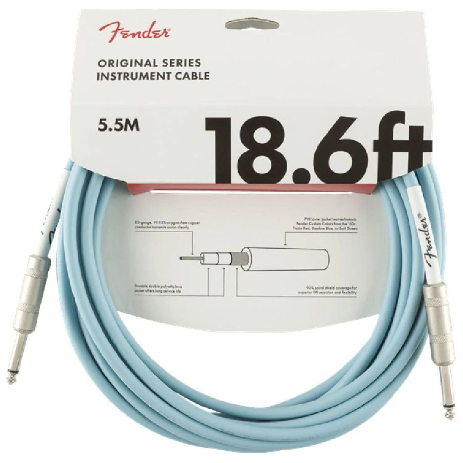 Fender Original Series Instrument Cable - 18.6ft - Image 4