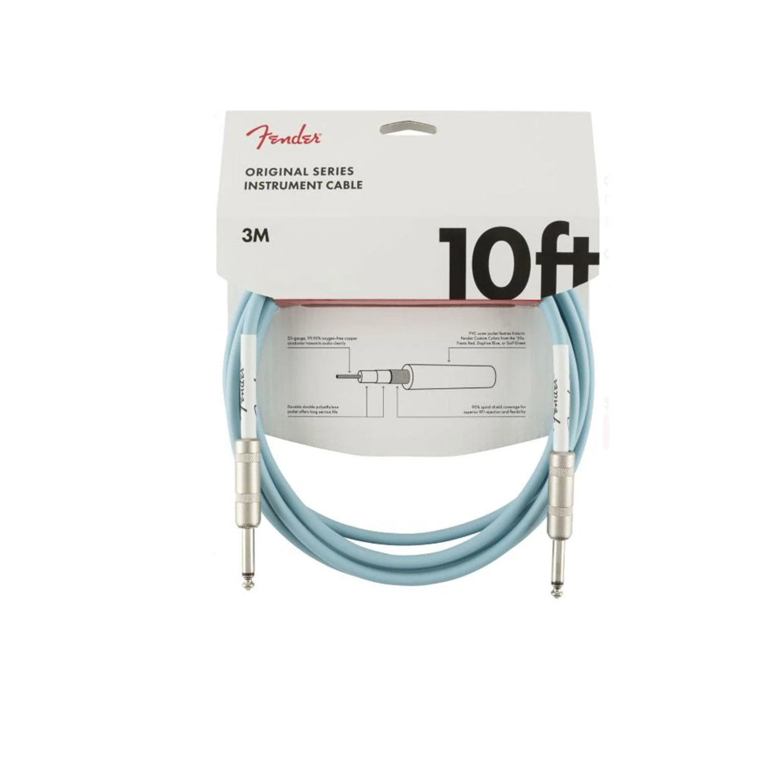 Fender Original Series Straight to Straight Instrument Connector Cables - Open Box