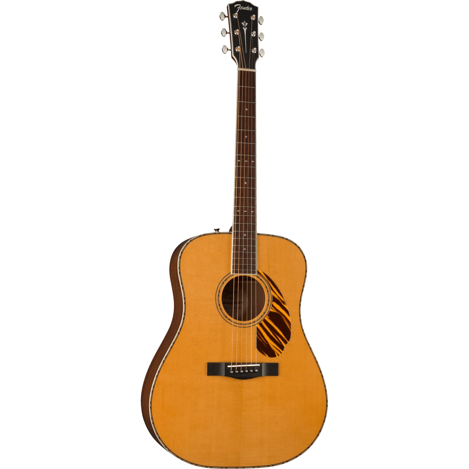 Fender PD 220E Dreadnought Electro Acoustic Guitar with Case - Image 11