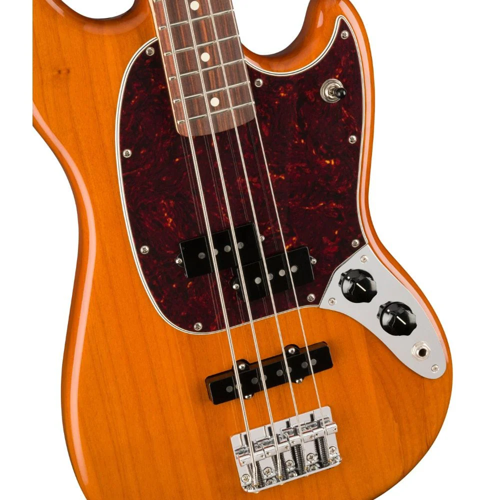 Fender Player Mustang Bass PJ, Pau Ferro 4 String Bass Guitar - Image 4