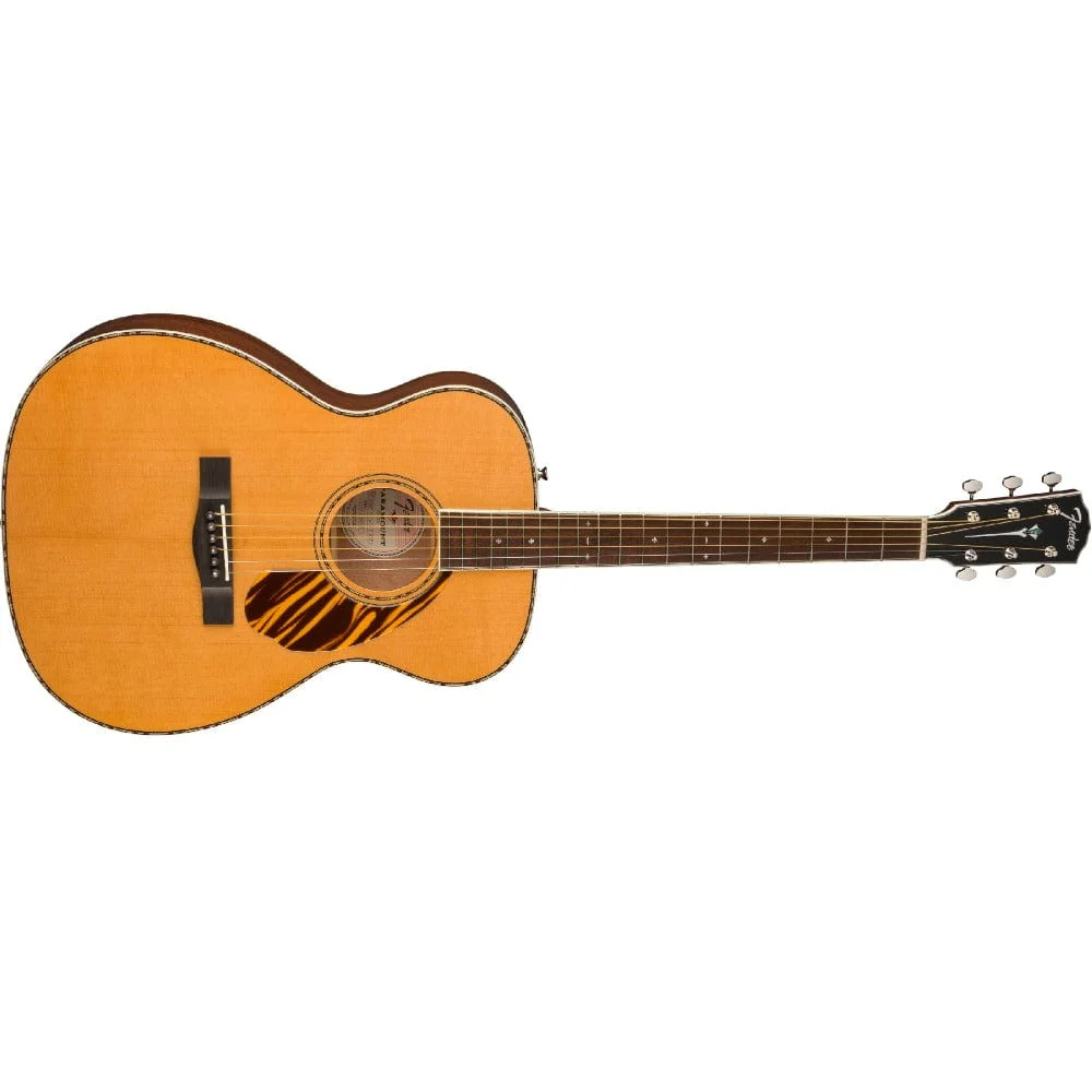 Fender PO 220E Orchestra Acoustic Guitar with Case - Image 14