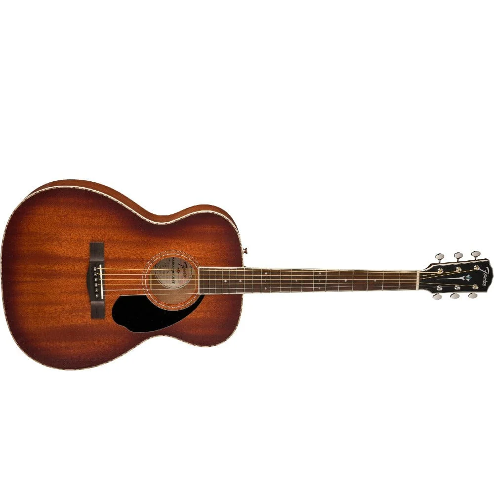 Fender PO 220E Orchestra Acoustic Guitar with Case - Image 5