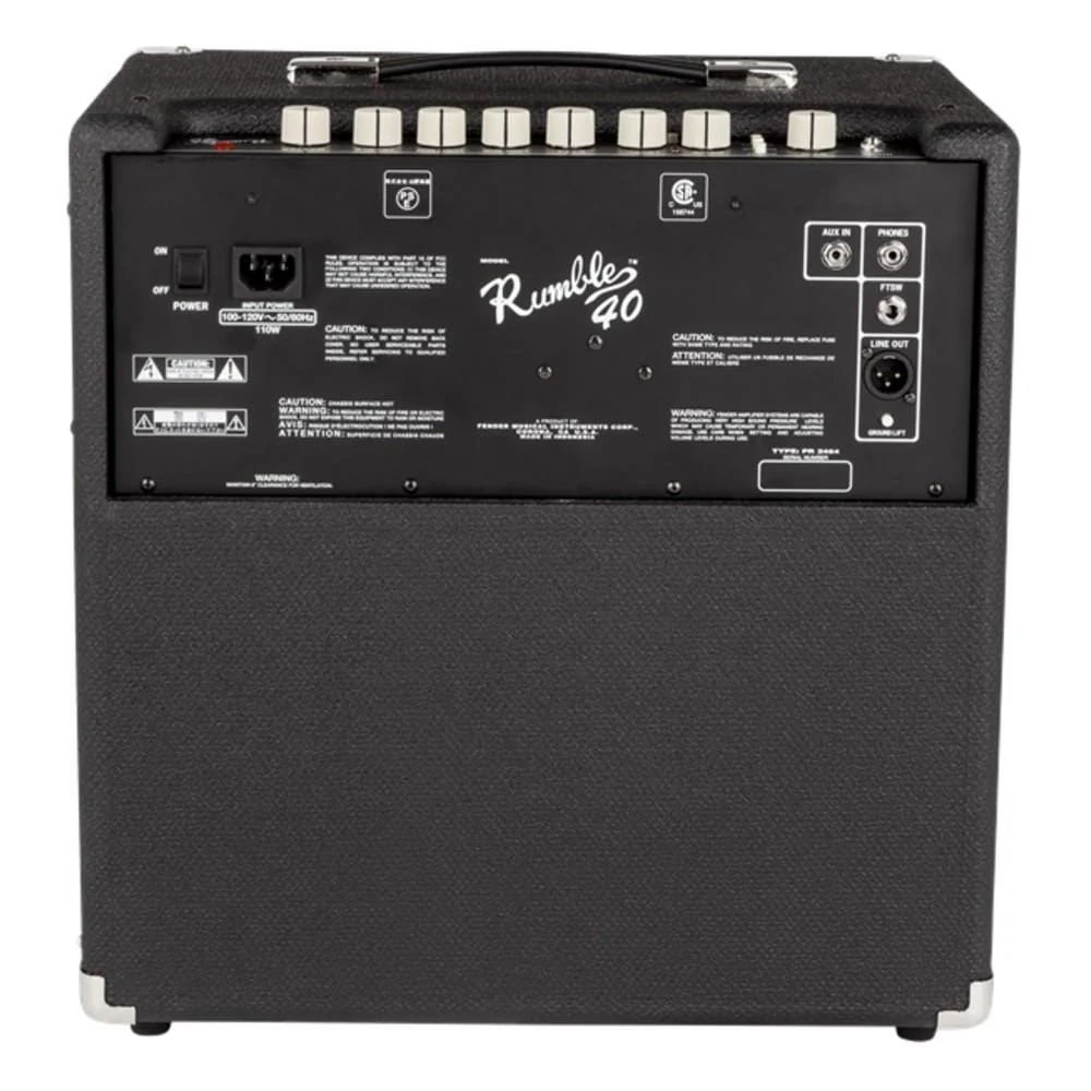 Fender Rumble 40 Watts Bass Amplifier with Cable & Polishing Cloth - Image 7
