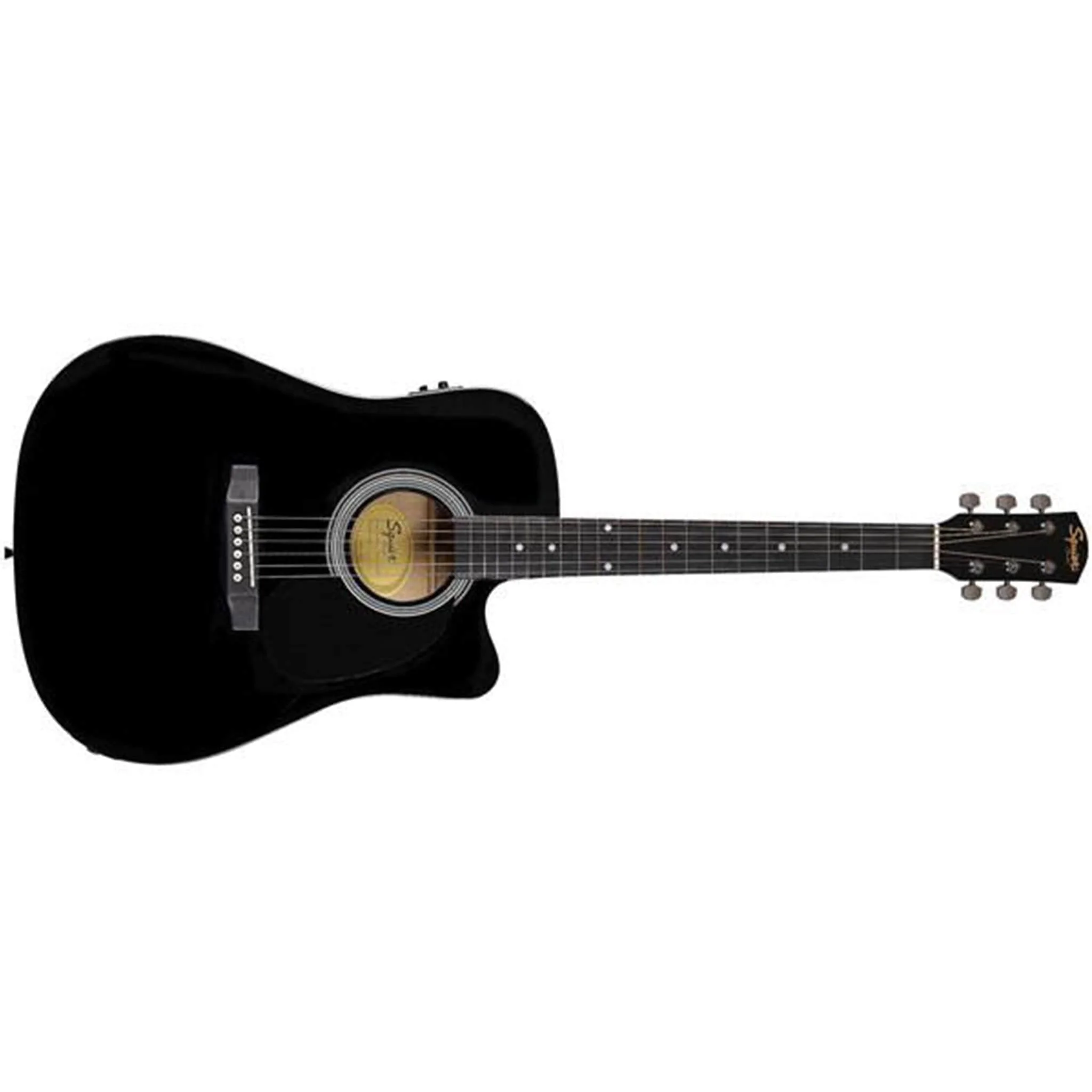 Fender Squier SA-105CE Electro - Acoustic Guitar Bundle with Guitar Amplifier - Image 6