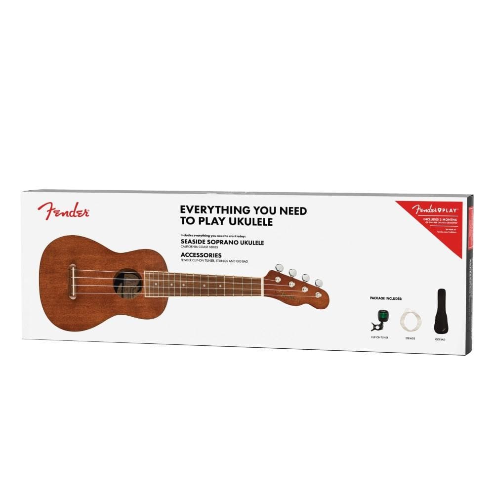 Fender Seaside Soprano Ukulele Pack