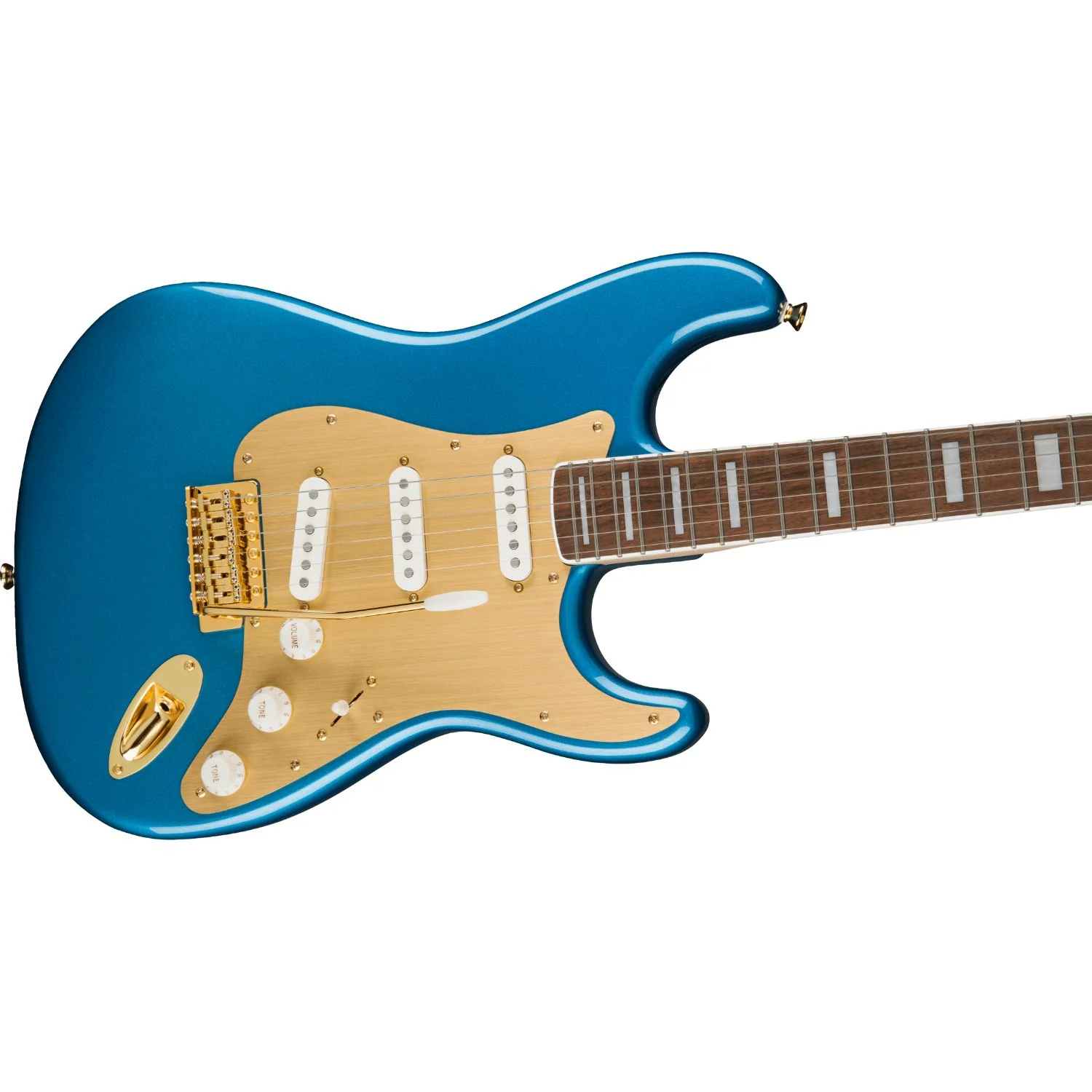 Fender Squier 40th Anniversary Stratocaster Gold Edition Electric Guitar - Image 45