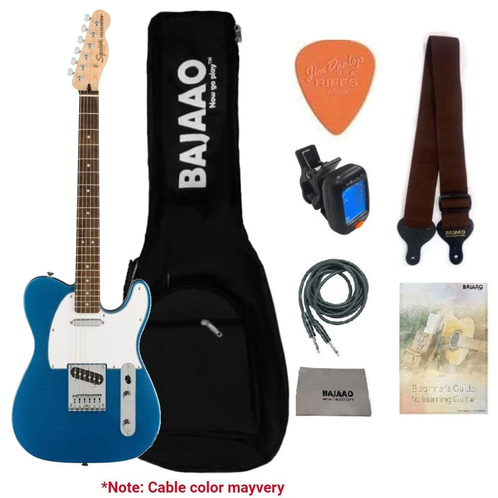 Fender Squier Affinity Series Telecaster Electric Guitar with Gigbag, Tuner, Strap, Picks, Polishing Cloth, Cable & E-Book - Image 2