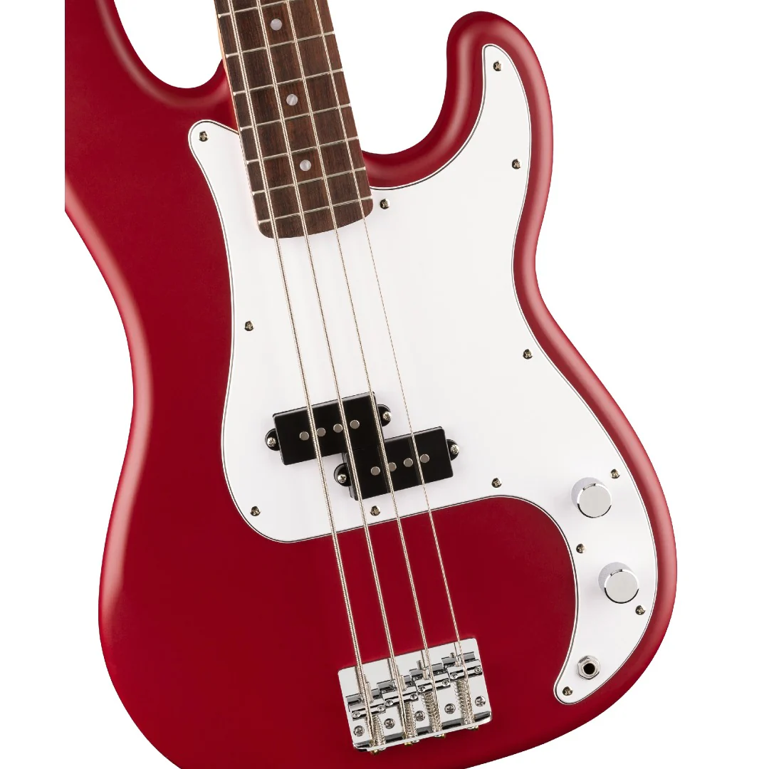 Fender Squier Debut Precision Bass Guitar with Gigbag, Polishing Cloth, Picks, Strap, Tuner & Ebook - Image 17
