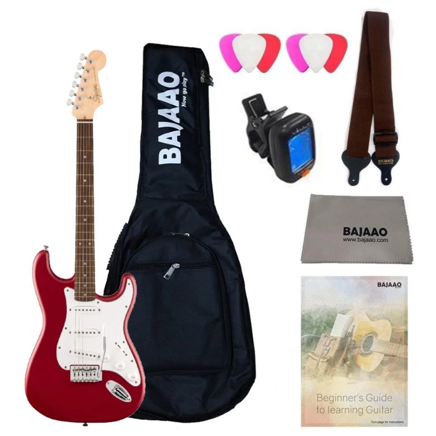 Fender Squier Debut Stratocaster Electric Guitar - Image 21