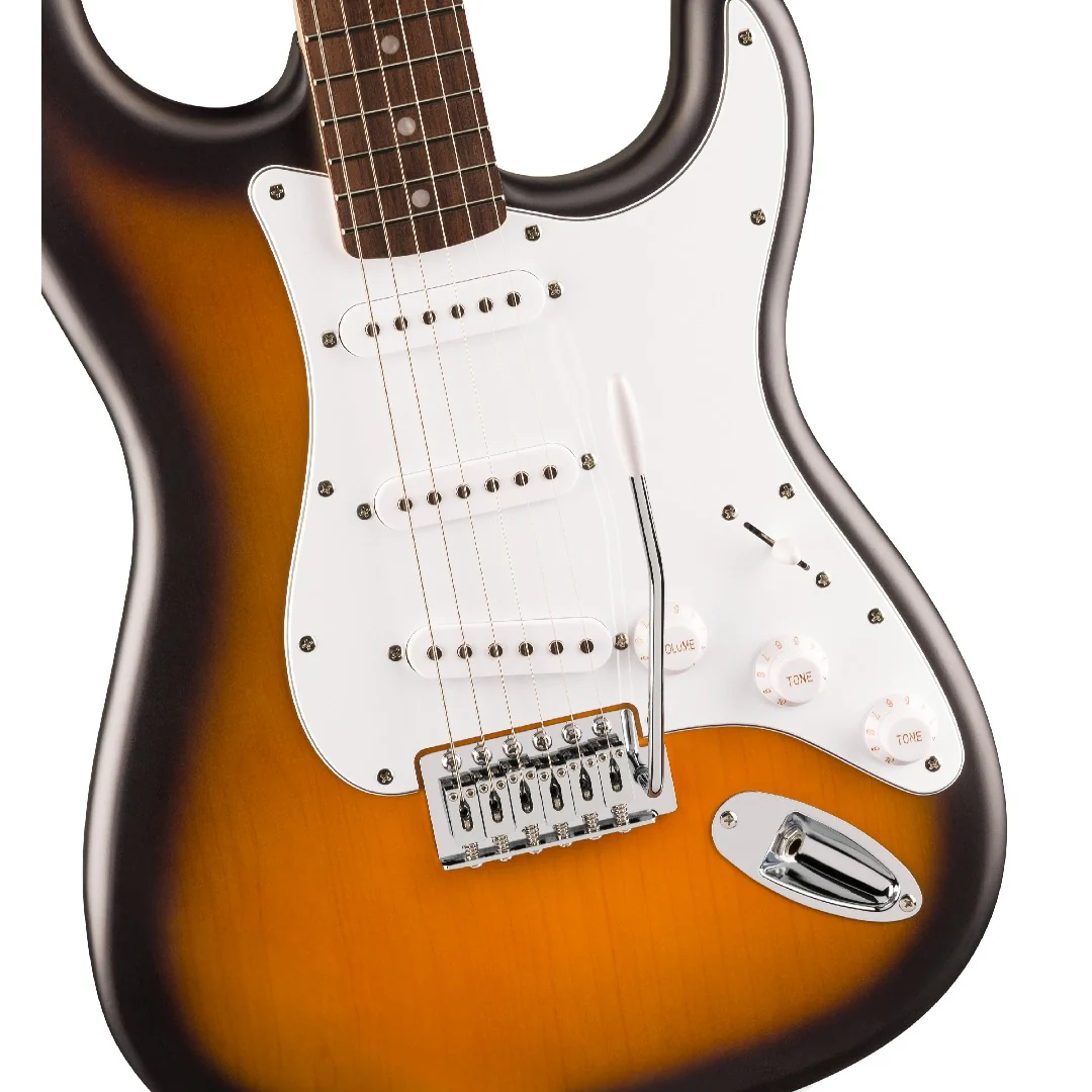 Fender Squier Debut Stratocaster Electric Guitar with Amplifier, Gigbag, Tuner, Strap, Picks, Cable, Polishing Cloth & Ebook - Image 4