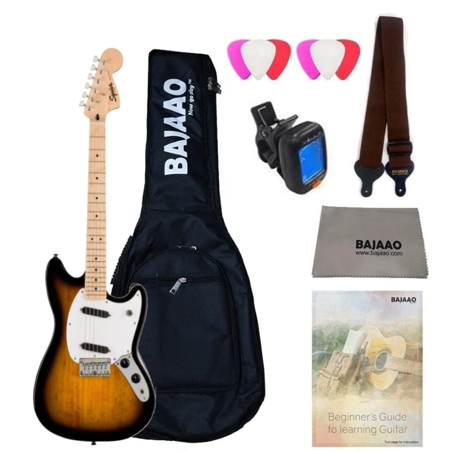 Fender Squier Sonic Mustang 6 String Electric Guitar - Image 57