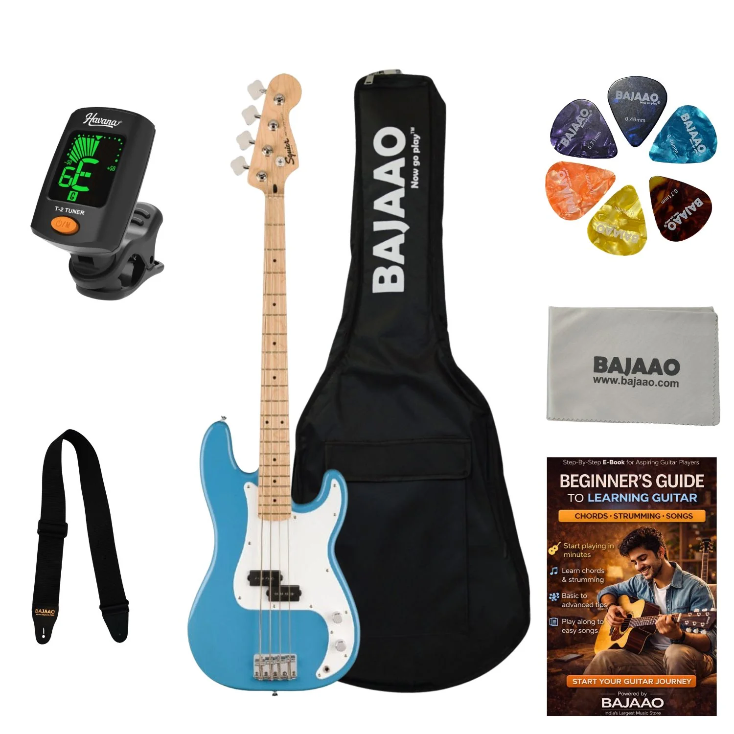 Fender Squier Sonic Precision Bass Guitar - Image 38
