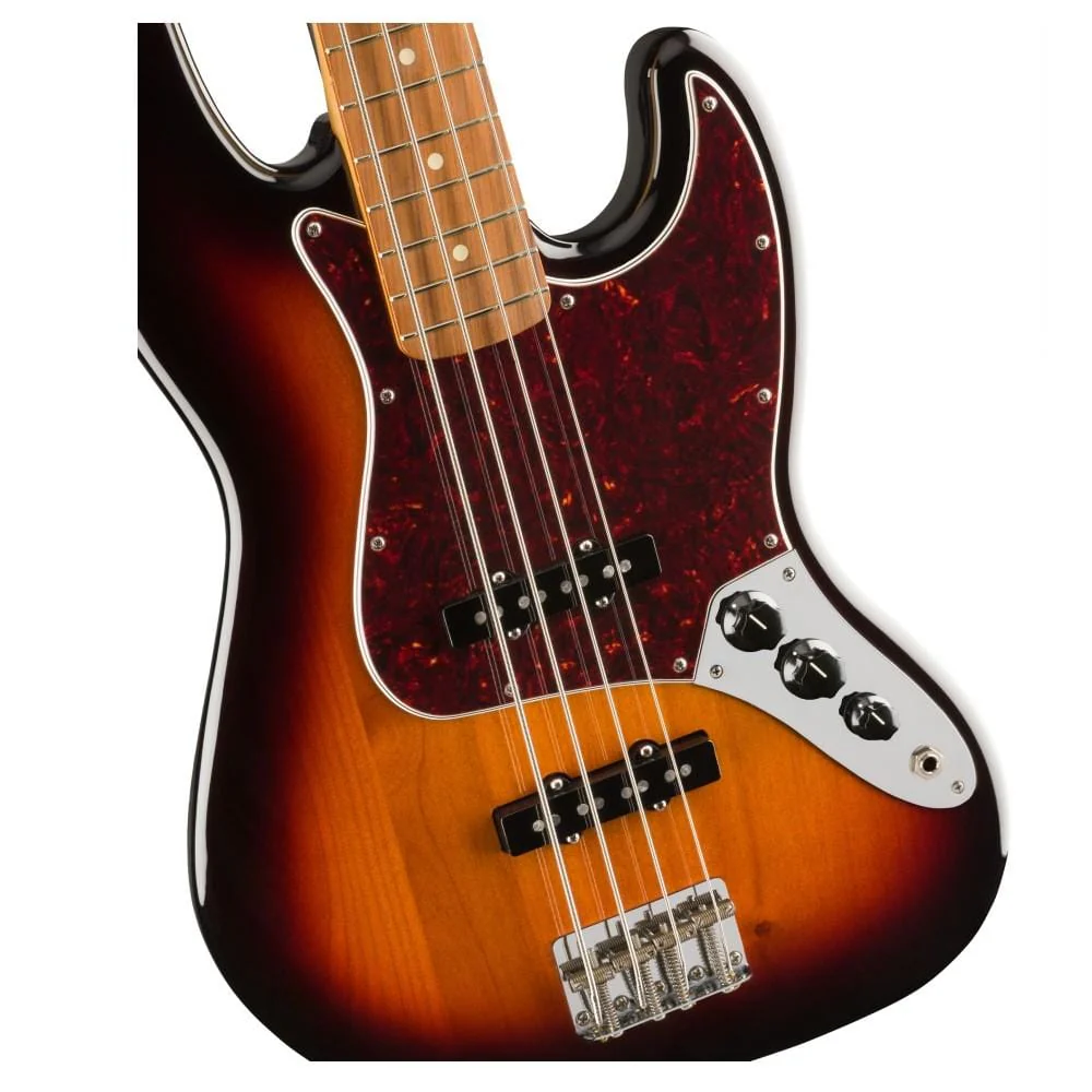 Fender Vintera 60s Jazz Bass 4 String Bass Guitar - 3-Color Sunburst - Image 3