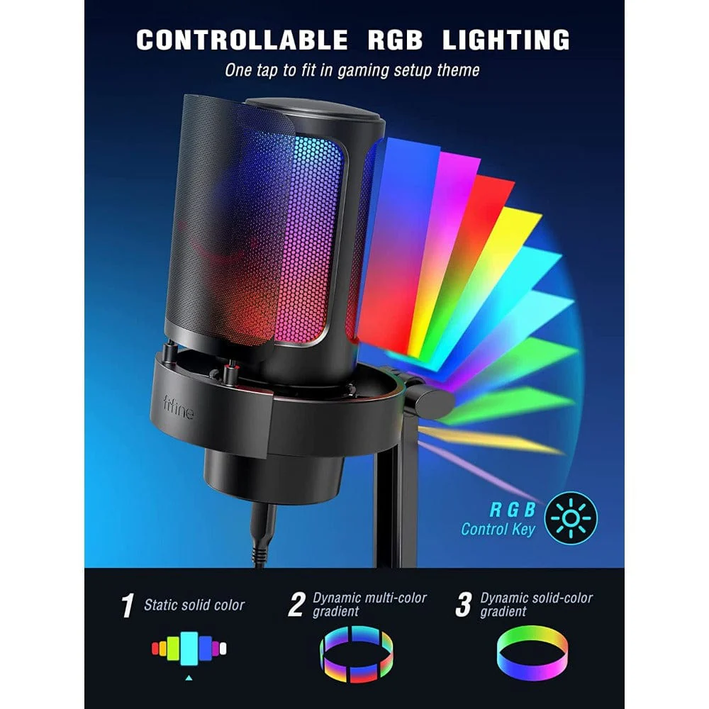 Fifine A8 Ampligame USB Gaming Microphone - Image 2