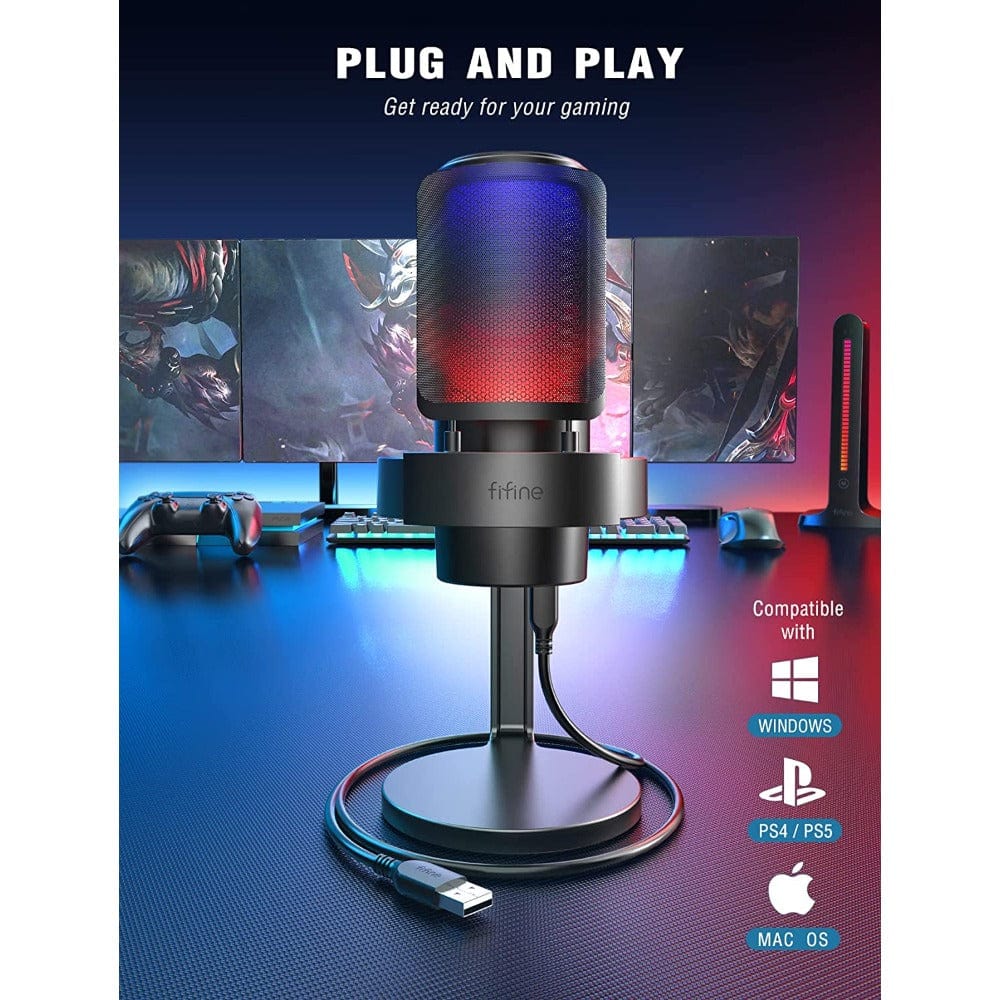 Fifine A8 Ampligame USB Gaming Microphone - Image 6