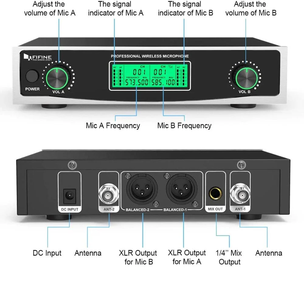 Fifine K040 Wireless Handheld Microphone - Image 2
