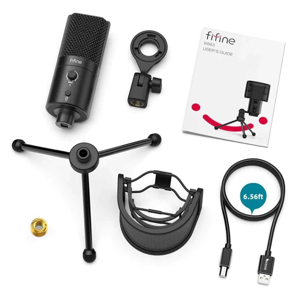 Fifine K683A USB-C Plug Desktop Condenser Microphone - Image 7