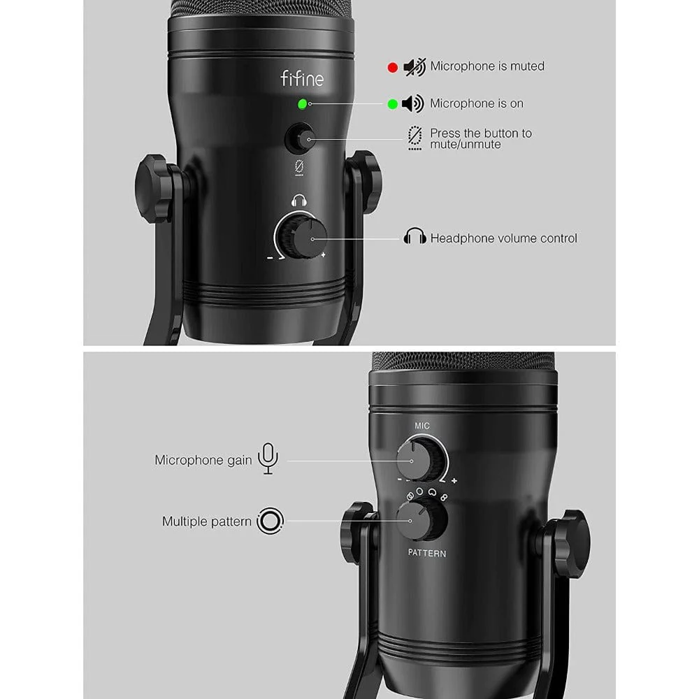 Fifine K690 Studio Recording USB Microphone - Image 5