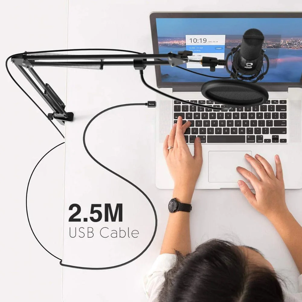 Fifine T669 USB Condenser Microphone Kit - Image 4