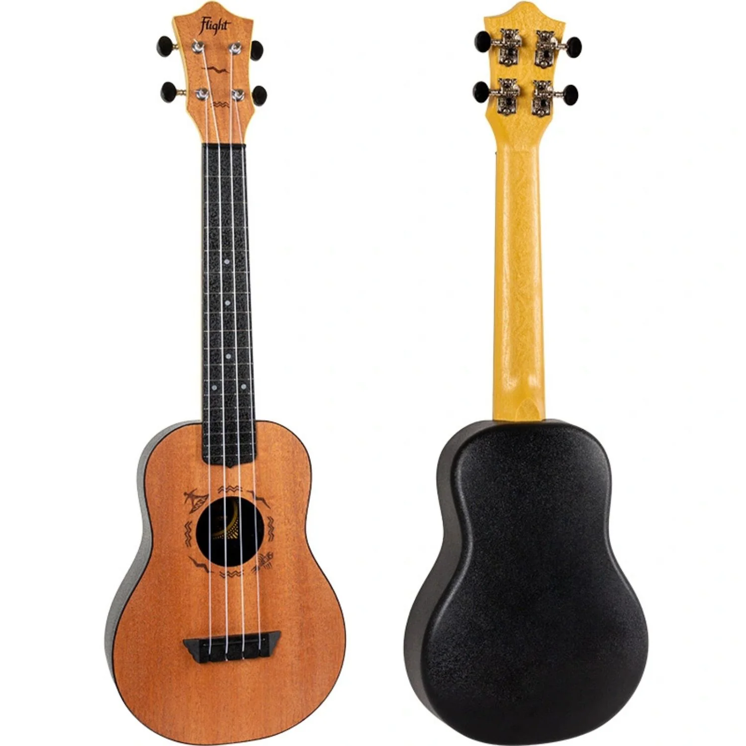 Flight TUC53 MAH Travel Concert Ukulele with Bag - Image 2