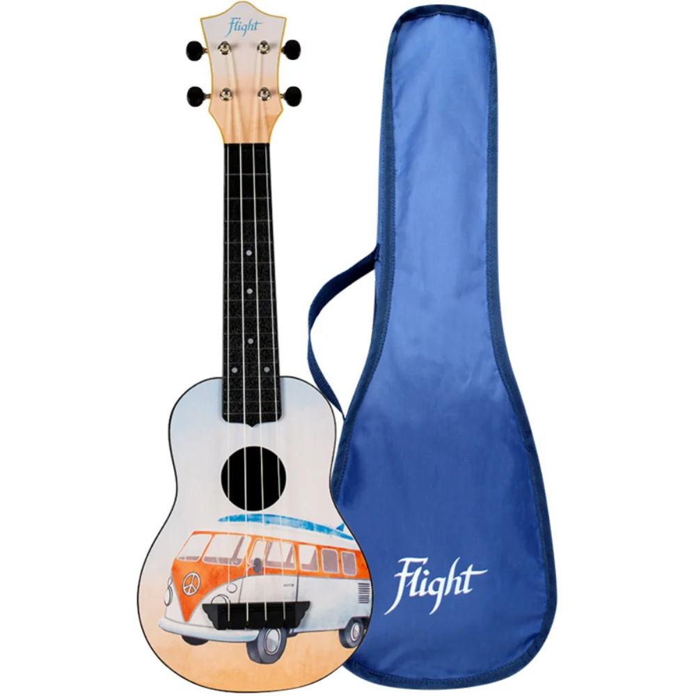 Flight TUS-25 BUS Travel Soprano Ukulele with Bag - Image 7