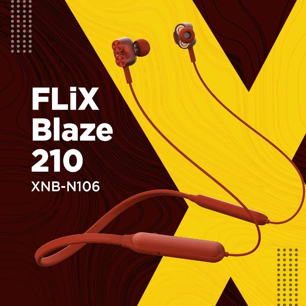 FLiX (Beetel) Blaze 210 BT v5.0 In Ear Wireless Neckband - Image 15