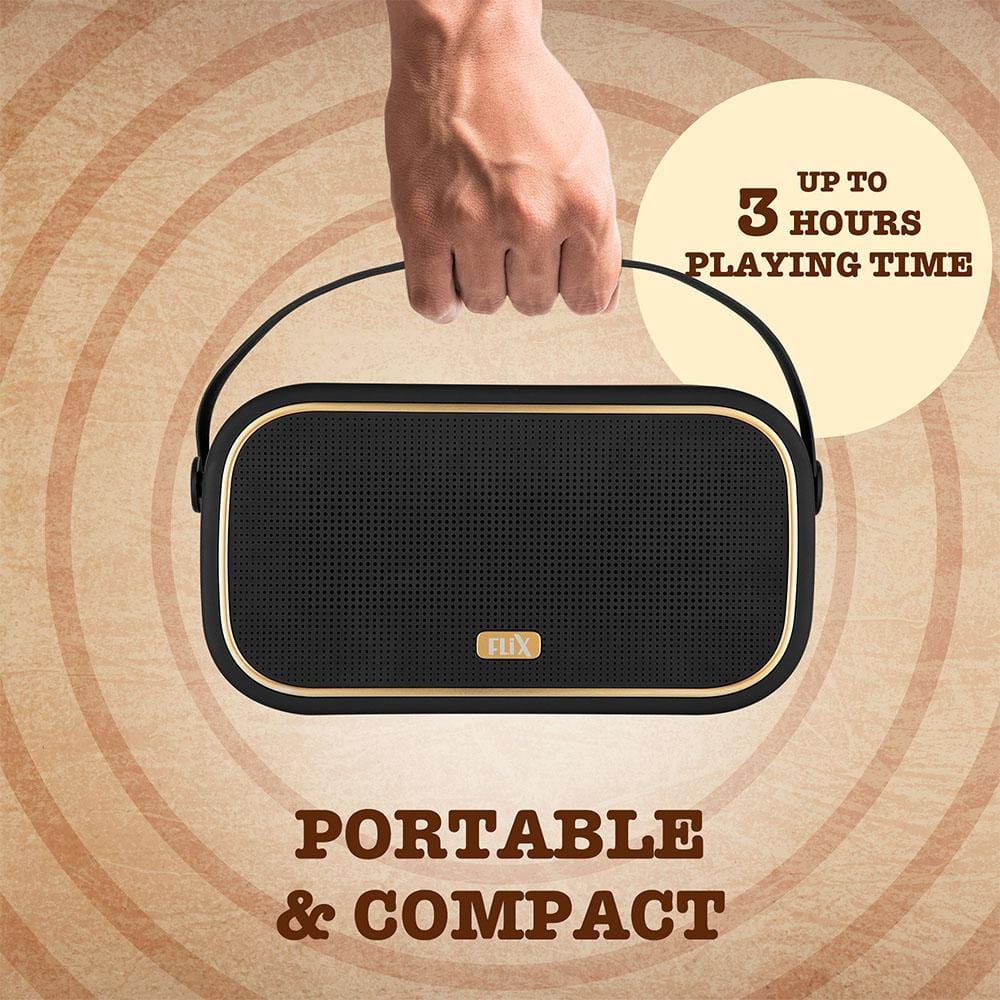 FLiX (Beetel) Classic X 20W Bluetooth v5.0 Wireless Speaker- Black - Image 3