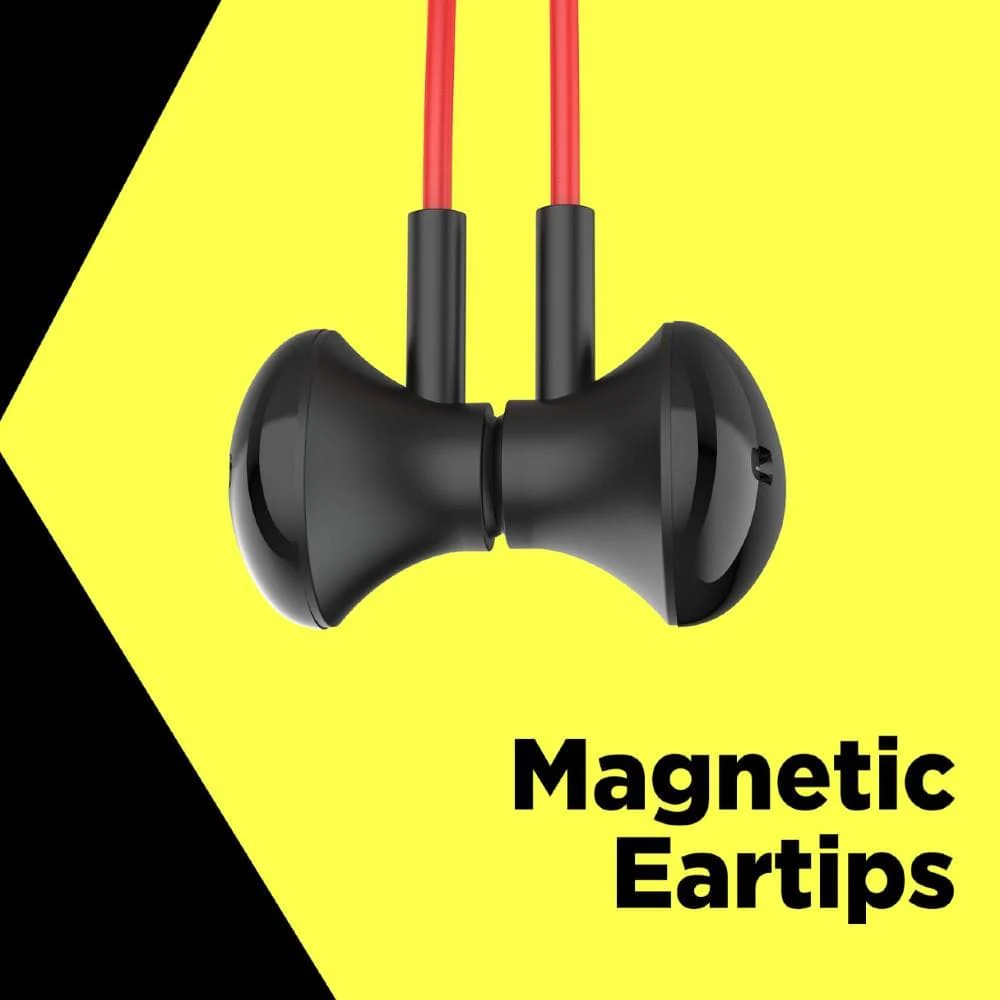 FLiX (Beetel) Thunder 1100 Bluetooth In Ear Neckband - Red - Image 4